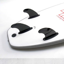Afbeelding in Gallery-weergave laden, 6&#39;7 Softdogsurf beginner  softtop surfboard Surfblend fin boxes tail