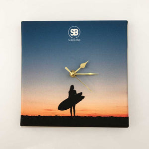 Surfblend | Wall Clock | Sunset Surf